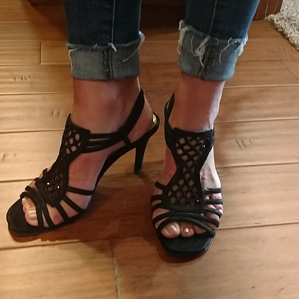 Black heels